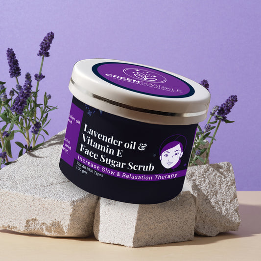 Lavender oil & Vitamin E Face Sugar Scrub